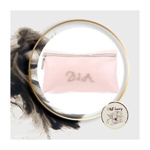 GWP Dior Pink Crystal Logo Cosmetic Pouch